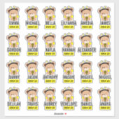 24ベビーベアビー衣装スクールボトルシール シール (シート)