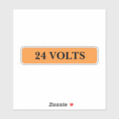 24ボルトのラベル シール (シート)