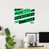 24人の優勝者ポスターの前で轟音 ポスター (ホームオフィス)