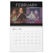 24写真コラージュ – 1ヶ月モダン2 カレンダー (2月 2026)