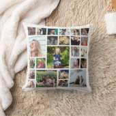24写真パーソナライズされたコラージュ クッション (ブランケット)