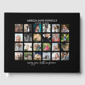 24写真モダンコラージュ ゲストブック (正面)