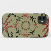 24匹のヤモリ Case-Mate iPhoneケース (裏面(横))