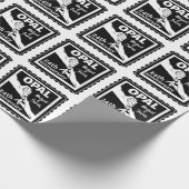 24周年結婚オパール伝統的 ラッピングペーパー (角)