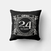 24周年結婚オパール クッション (裏面)