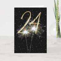 24周年結婚記念スパークラー