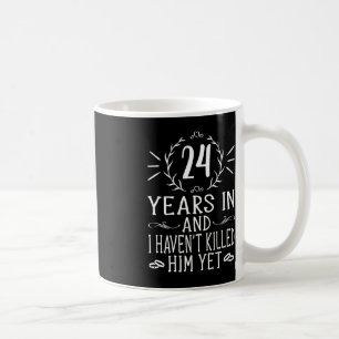 24周年記念結婚- 24年マルリ コーヒーマグカップ