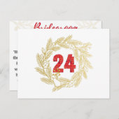 24日目 |イエスの名前 |花婿の到来  ポストカード (正面/裏面)