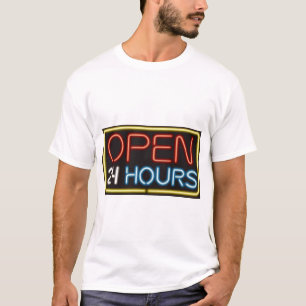 24時間を開けて下さい Tシャツ