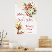 24時間ウェディングシャワーのウェルカムサイン ポスター (キッチン)