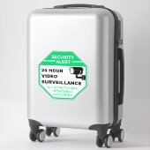 24時間ビデオ監視 シール (スーツケース)