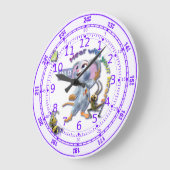 24時間ミロ時計 ラージ壁時計 (傾斜)