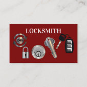 24時間ロックスミス・ビジネス・カード 名刺 (正面)