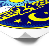 24時間営業の太陽と月 ポスター (角)