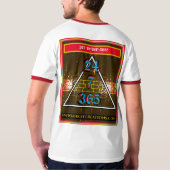 24時間365日稼働のパフォーマンス Tシャツ (裏面)