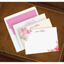 24枚のピンクかわいらし通信カード