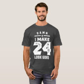 24歳のギフト |第24誕生日ギフトアイディア Tシャツ (正面フル)