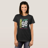 24歳のビンテージ 1998年 24歳の誕生日 装飾 Tシャツ (正面フル)