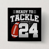 24歳タックルサッカーパーティー24誕生日 缶バッジ (正面)