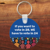 24票に投票 キーホルダー (裏面)