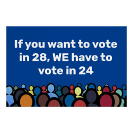 24票に投票 ポスター