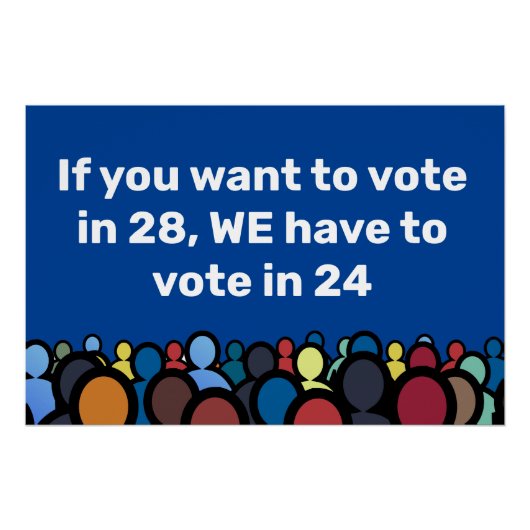 24票に投票 ポスター (正面)
