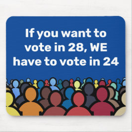 24票に投票 マウスパッド