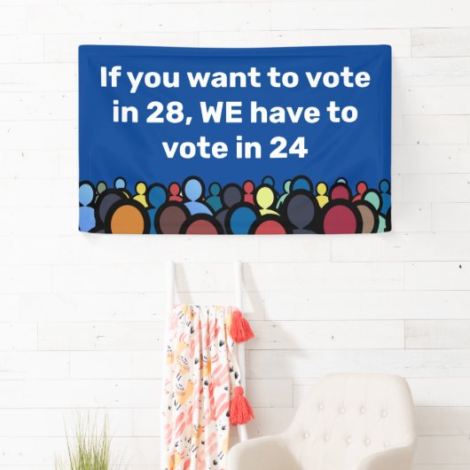 24票に投票 横断幕 (インサイチュ)