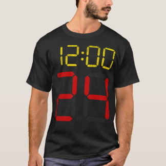 24秒クロックタイマー Tシャツ