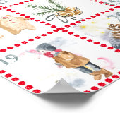 24種類の水彩画イメージのアドベントカレンダー ポスター (角)