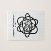 24細胞4次元のPolytope (幾何学) ジグソーパズル (横)