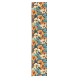 #24花柄 ショートテーブルランナー