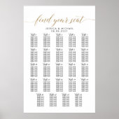 24表240ゲスト大結婚座席表 ポスター (正面)