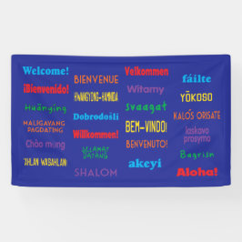 24言語バナ違うーへようこそ 横断幕