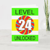 24誕生日コンピュータゲーマー カード (正面)