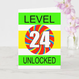 24誕生日コンピュータゲーマー カード