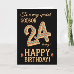 24誕生日、ゴッドソンにとって金ゴールド効果が黒 カード