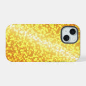 24金ゴールド・ラメ iPhone 15ケース (裏面横)