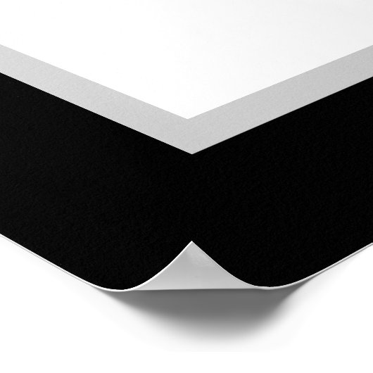 240の白黒結婚の座席表 ポスター (角)