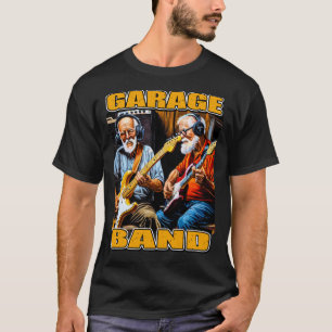24043_Garage Band Old Guys Tシャツ