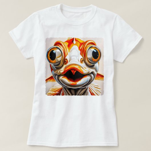 24059_Happy Goldfish Tシャツ (デザイン正面)