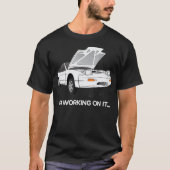 240s S13 Hatch Im Working On It Graphic Tシャツ (正面)