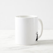 2421 – ピンクと緑のバラ コーヒーマグカップ (正面右)