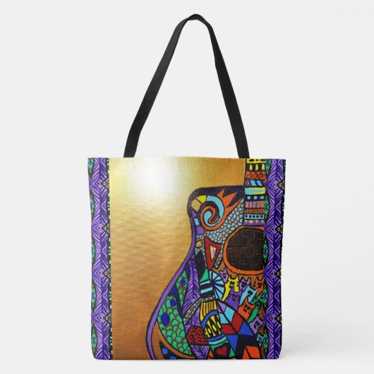 242 – ギター – トートバッグ (正面)