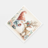 242.格言とトナカイ スタンダードランチョンナプキン (角)