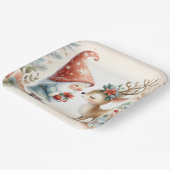 242.格言とトナカイ ペーパープレート (傾斜あり)