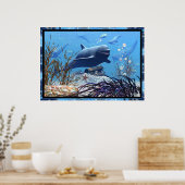 243.イルカと宝さがしの箱 ポスター (キッチン)