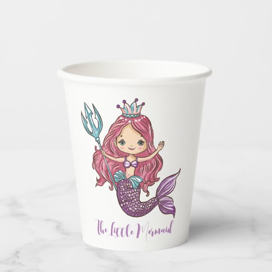 243.人魚のひいさま 紙コップ (正面)