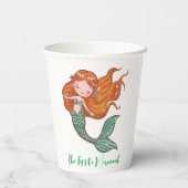 243.人魚のひいさま 紙コップ (裏面)