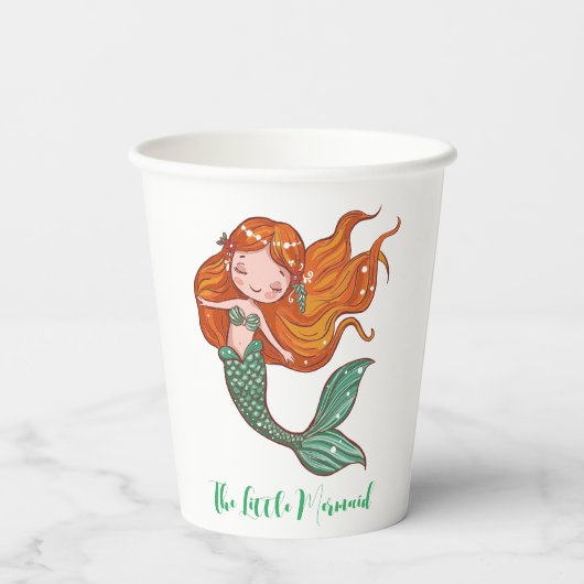 243.人魚のひいさま 紙コップ (裏面)